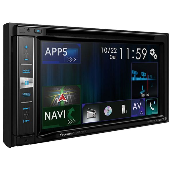Central Multimidia Pioneer Avic-F980Tv 6.2" GPS TV Digital Bluetooth Mixtrax Carplay