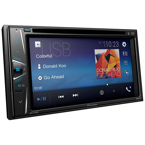 Dvd Player Automotivo Pioneer Avh-G218Bt Bluetooth Usb Aux