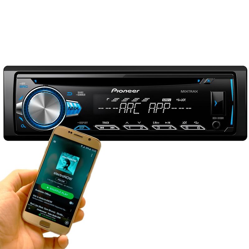 Autoradio Pioneer Deh-x10 Mixtrax Usb Cd Radio