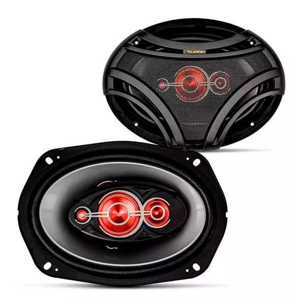 Par Alto Falante 6X9 Bomber Bbr 125W Rms Quadriaxial 4 Ohms