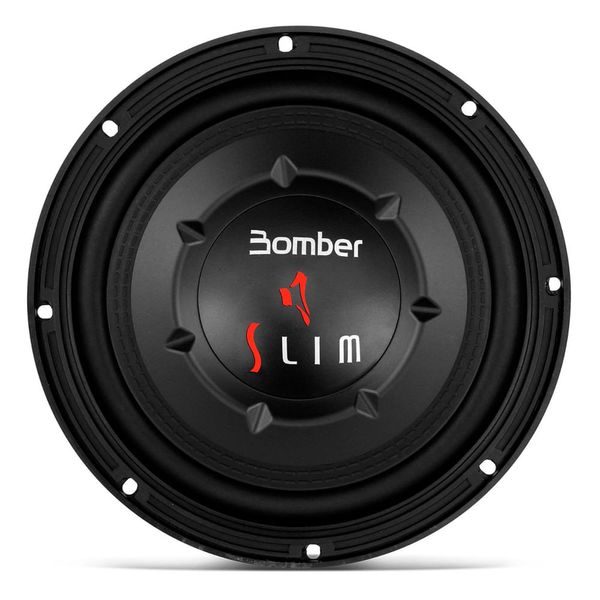 Alto Falante Subwoofer Bomber Slim 8 Polegadas 200W Rms Bobina Simples 4 Ohms