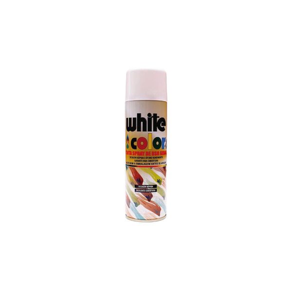 Tinta Spray White Col Branco Fosco 340Ml