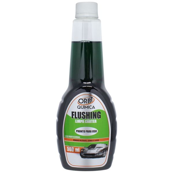 Aditivo Oleo Lubrificante Flushing Verde 500Ml Limpeza Interna Motor 1624 Orbi Quimica