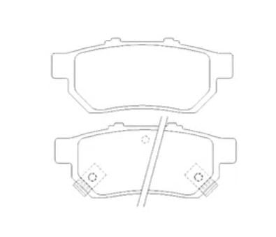Pastilha De Freio Fit 1.5 Traseira Sem Alarme Sistema Akebono 1259 Syl