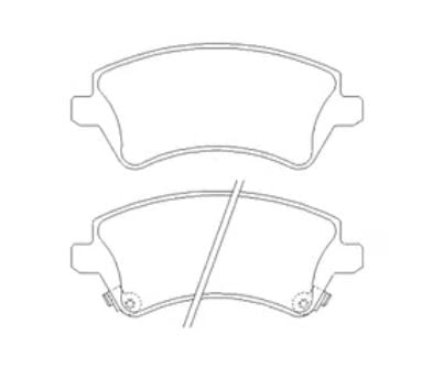 Pastilha De Freio Corolla 1.8 Dianteira Com Alarme Sistema Trw 1386 Syl