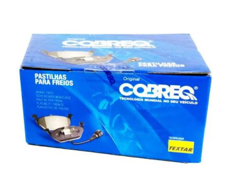 Pastilha De Freio Polo Golf G1 Dianteira Cobreq N885 Sem Alarme Sistema Girling Jogo