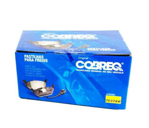 Pastilha De Freio Gol G1 Dianteira Cobreq N204 Sem Alarme Sistema Teves Jogo