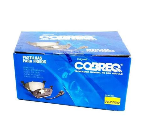 Pastilha De Freio Bravo Linea Dianteira Cobreq N545 Com Alarme Sistema Teves Jogo