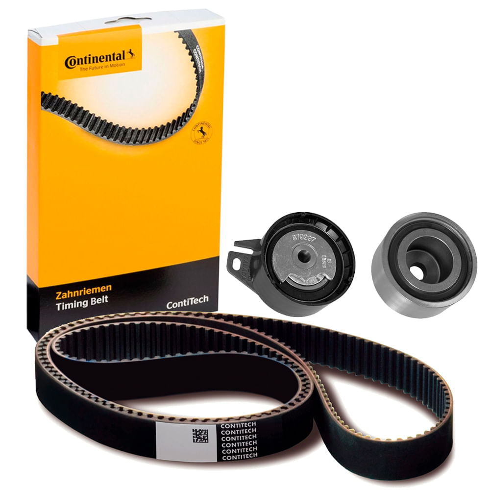 Kit correia dentada com tensor e polia Contitech CT879K1 Fiat Palio Siena Strada Brava 1.6 16V