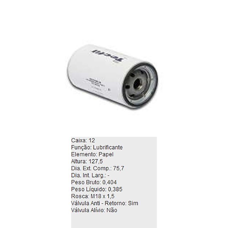 Filtro-De-Oleo-Tecfil-Psl620-Gm-Blazer-S10-DPS-45665-01