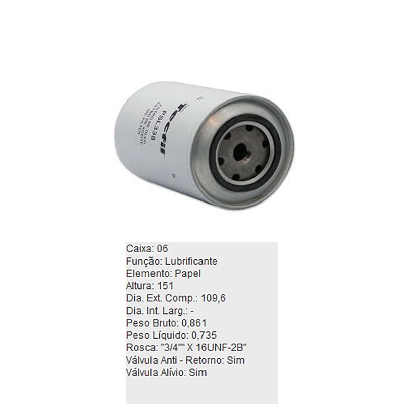 Filtro-De-Oleo-Tecfil-Psl338-New-Holland-Tl100-Tl65-Tl70-Tl80-Tl90-DPS-66507-01
