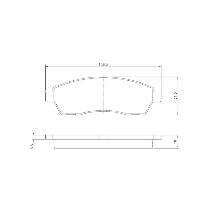 Pastilha De Freio F250 Traseira Bosch Bb63 Sem Alarme Sistema