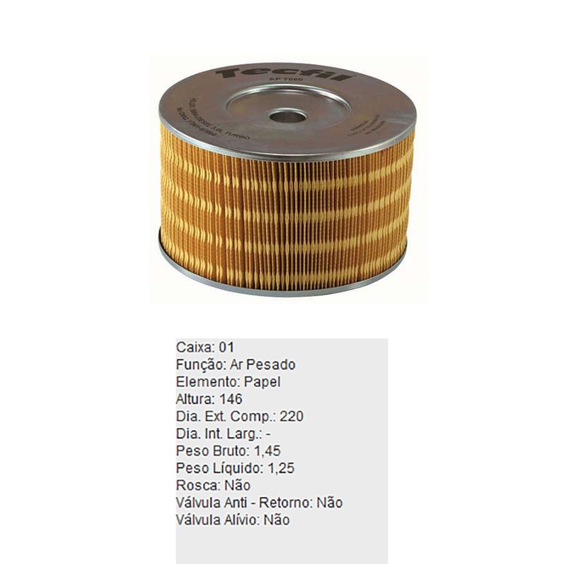 Filtro-De-Ar-Do-Motor-Toyota-Hilux-Land-Cruiser-Tecfil-Ap7060-DPS-74616-01