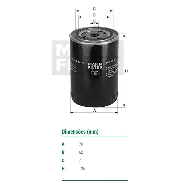 Filtro-De-Oleo-Blazer-S10-Mann-Filter-W71931-DPS-7505710-01