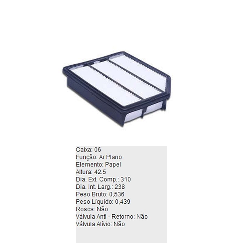 Filtro-De-Ar-Do-Motor-Veracruz-Tecfil-Arl2335-DPS-7514115-01