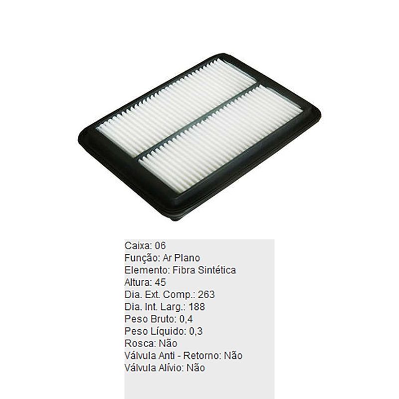 Filtro-De-Ar-Do-Motor-Nissan-Frontier-Tecfil-Arl1657-DPS-7518480-01