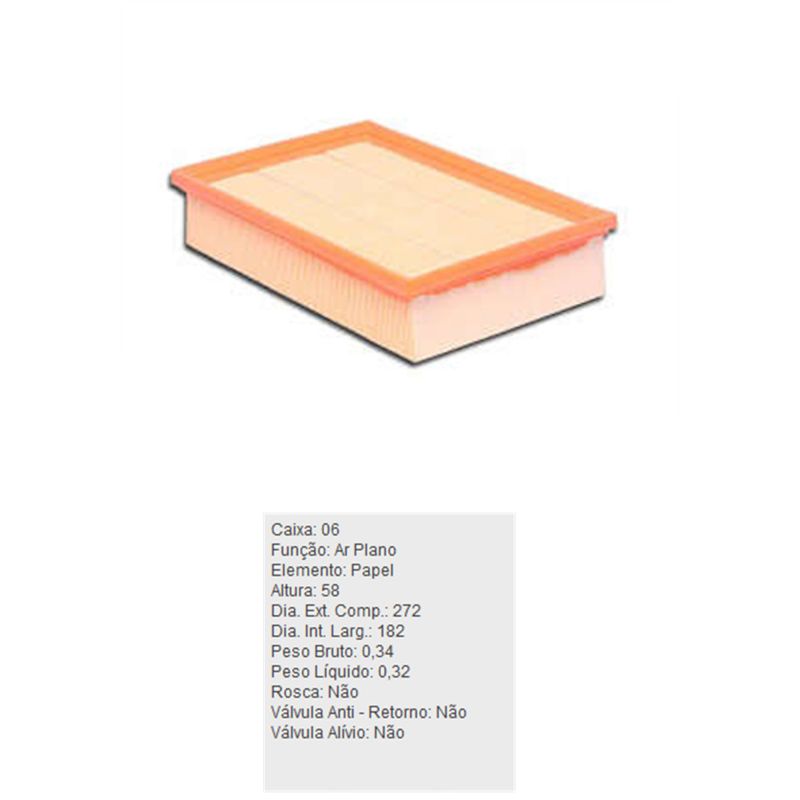 Filtro-De-Ar-Motor-Arl5816-Tecfil-DPS-7528019-01