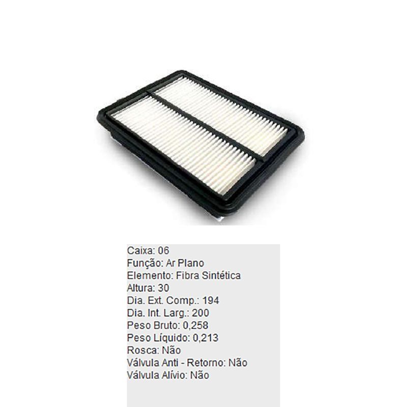 Filtro-De-Ar-Motor-Arl1659-Tecfil-DPS-7530854-01