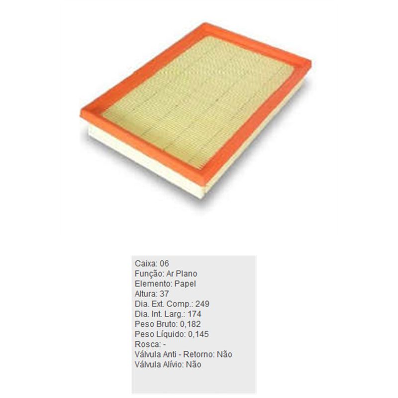Filtro-De-Ar-Motor-Arl5135-Tecfil-DPS-7530901-01