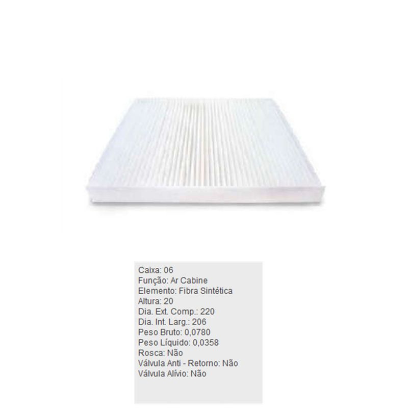 Filtro-De-Ar-Motor-Acp731-Tecfil-DPS-7531109-01
