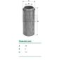Filtro-De-Ar-Do-Motor-Honda-Cg-Sport-Cg-Titan-Mann-Filter-C1016-DPS-77140-01