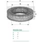 Filtro-De-Ar-Do-Motor-Vw-Fusca-Mann-Filter-C15351-DPS-9105-01