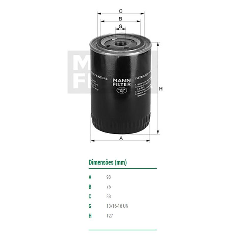Filtro-De-Oleo-Mann-W9306-Gm-A10-C10-Caravan-Opala-Veraneio-DPS-9164-01