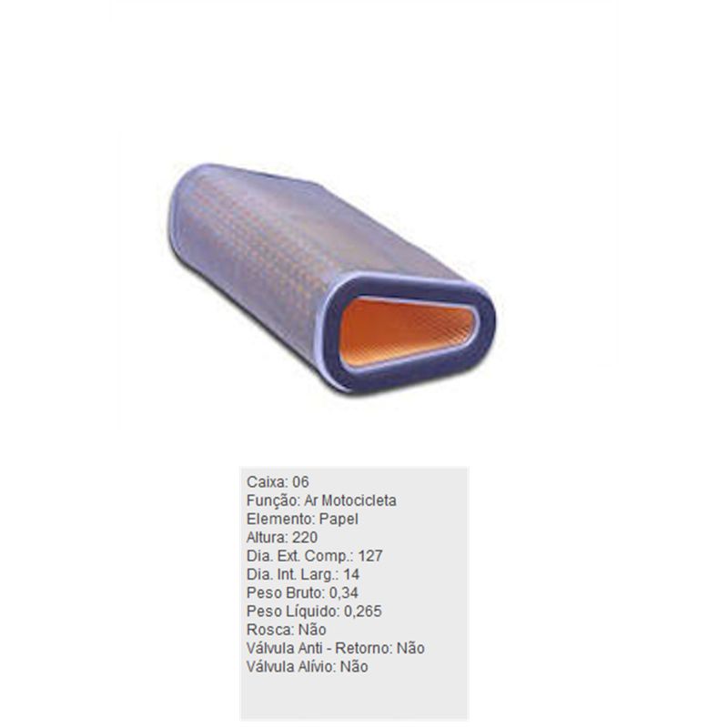 Filtro-De-Ar-Do-Motor-Honda-Cb-600-Hornet-Tecfil-Arm4351-DPS-6310279-01