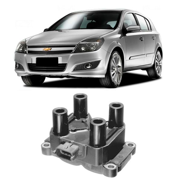 Bobina de Ignição 4 Pinos Bosch GM Astra Zafira Vectra F000Zs0203