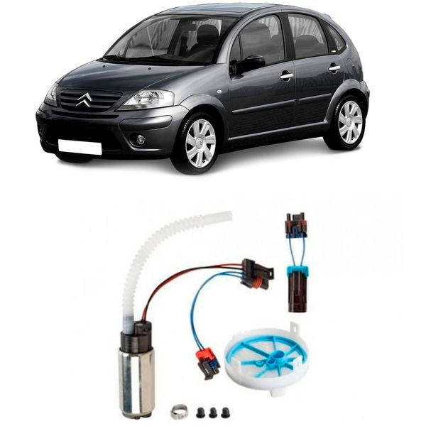 Kit Bomba de Combustível Elétrica Interna Citroen C3 Bosch F000Te145P