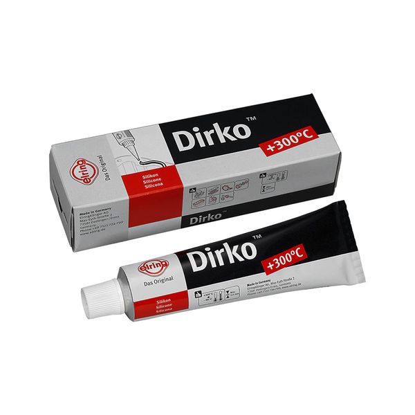 Silicone Adesivo/Vedante Dirko Preto Liquido 70Ml 700620 Elring