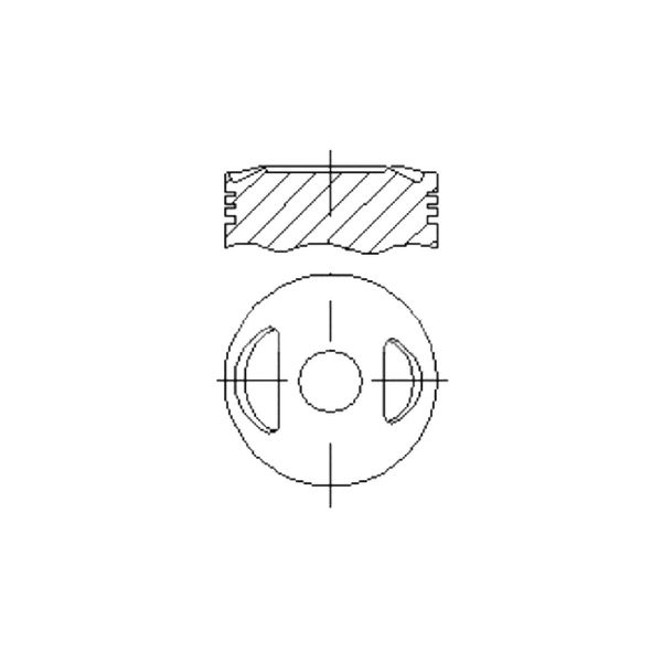 Kit Motor Pistao/Camisa/AneiSEMPino K9350 Metal Leve
