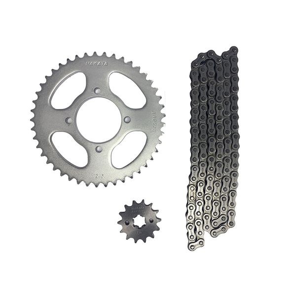 Kit Relação Yamaha Ybr 125 Factor De 2003 A 2016 Nakata Tm10205