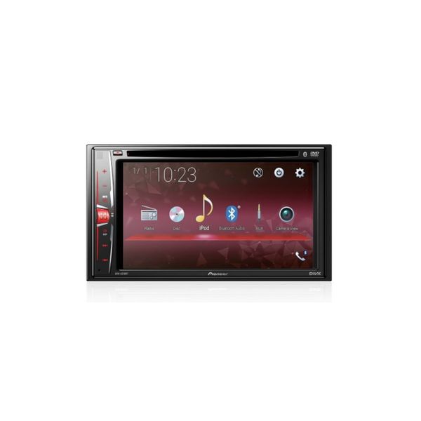 Dvd Player 2Din Auxiliar Bluetooth Usb Traseiro 6.2 Polegdas Touch Avha218Bt Pioneer
