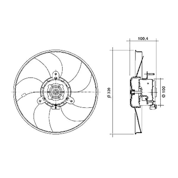 Motor Ventilador 4Ev015A Valeo
