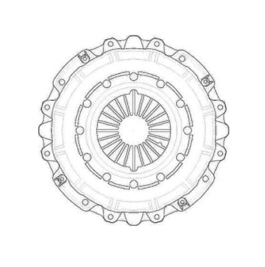 Plato Embreagem 395Mm 232550 Valeo