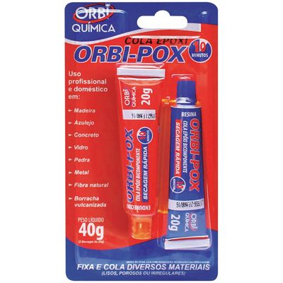 Adesivo Teste Epoxi 40Gr 241 Orbi Quimica