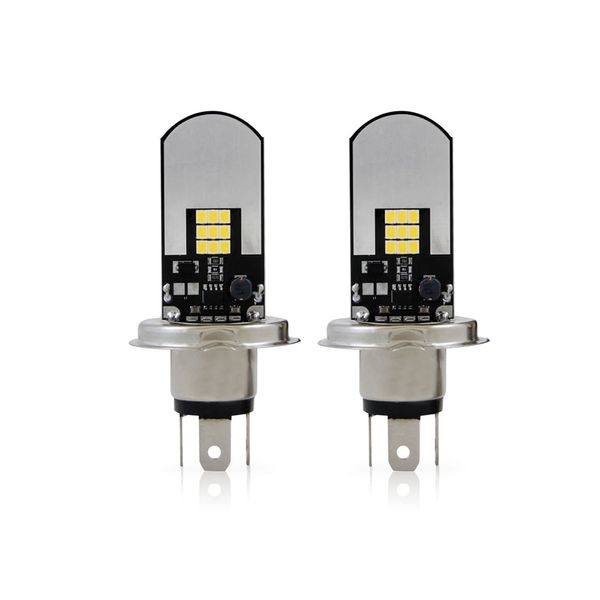 Par Lampada Led Autopoli H4 Slim 12/24V 10W Branco 6500K
