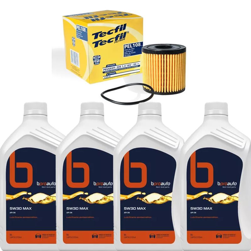 KIT-TROCA-OLEO-AIRCROSS-GL-1.6-16V-2010-2012-5W30
