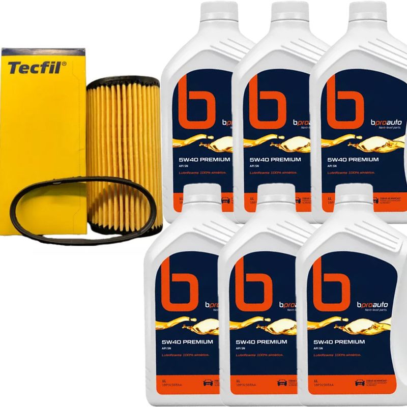 KIT-TROCA-OLEO-JETTA-TIPTRONIC-2.5-20V-2007-2011-5W40
