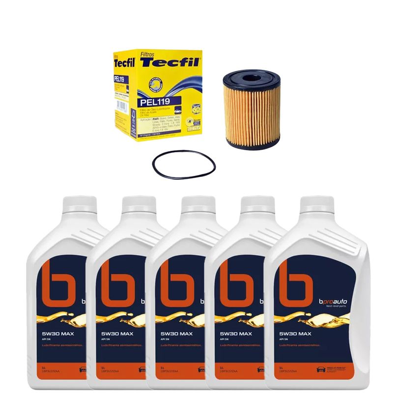 KIT-TROCA-OLEO-PUNTO-ESSENCE-1.6-16V-E-TORQ-2010-2017-5W30