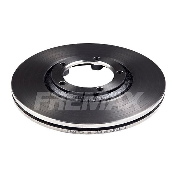 Par Disco Freio Dianteiro Ventilado 253Mm 5 Furos S/ Cubo Bd0100 Fremax