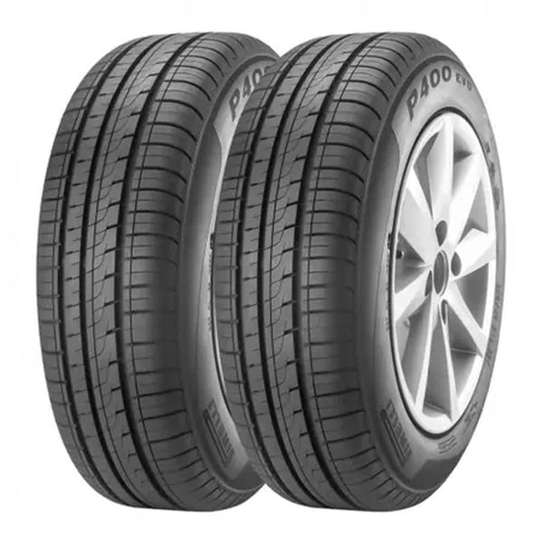 Kit 2 Pneus Aro 15 Pirelli P400 Evo 195/60R15 88H
