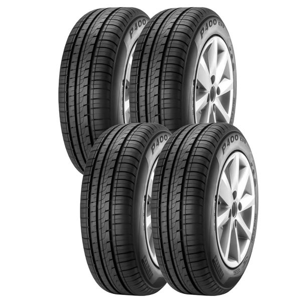 Kit 4 Pneus Aro 15 Pirelli P400 Evo 195/60R15 88H