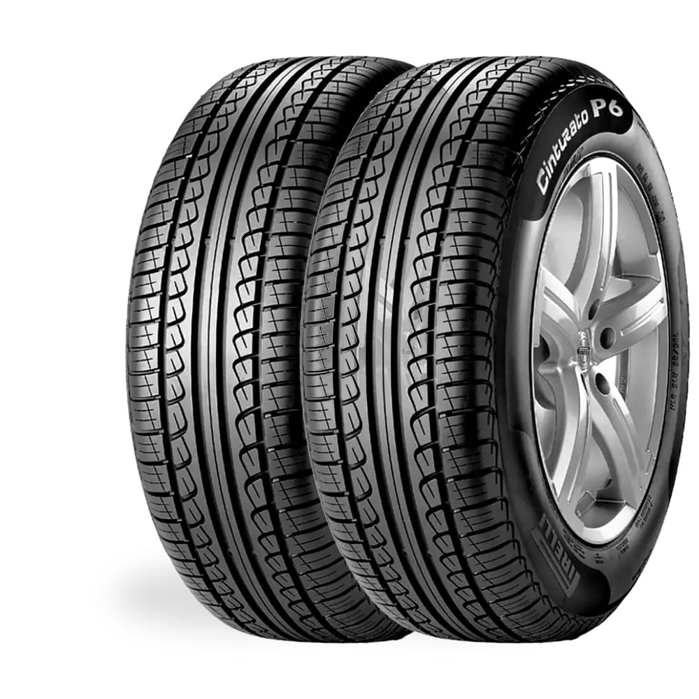 Kit 2 Pneus Aro 16 Pirelli Cinturato P6 185/55R16 87V